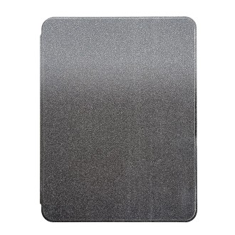 For iPad 10.2 2021 / 2020 / 10.5 Gradient Glitter Magnetic Split Leather Tablet Case(Black)