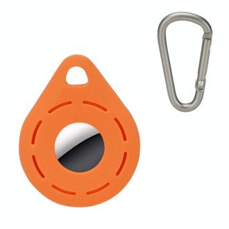 Location Tracker Anti-Lost Silicone Protective Cover For AirTag, Color: Orange