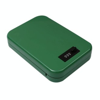 Fingerprint / Password Metal Anti-theft Car Safety Box Valuables Storage Safety Box, Model: OS300C (Green)