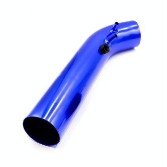 Universal  Air Intakes Short Cold Racing Aluminium Air Intake Pipe Hose with Cone Filter Kit System(Blue)