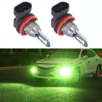 1 Pair H11 DC12V 7.8W Car LED Fog Light (Lime Green)