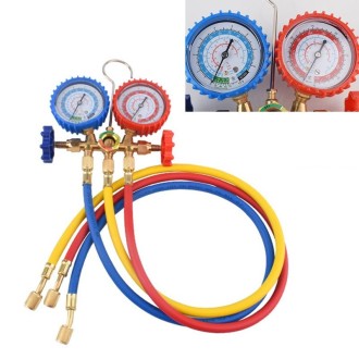 Car Air Conditioning Refrigeration Fluoridation Double Meter Valve(B)