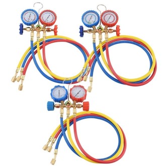 Car Air Conditioning Refrigeration Fluoridation Double Meter Valve(B)