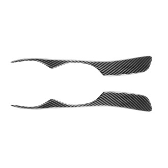 2 PCS / Set Carbon Fiber Car Lamp Eyebrow Decorative Sticker for Lexus IS300/IS200/RS200/ALTezza 1998-2005, Drop Glue Version