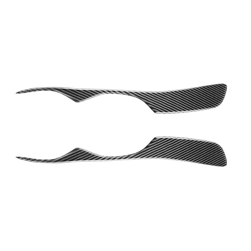 2 PCS / Set Carbon Fiber Car Lamp Eyebrow Decorative Sticker for Lexus IS300/IS200/RS200/ALTezza 1998-2005, Drop Glue Version