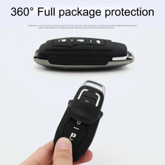 Car Luminous All-inclusive Zinc Alloy Key Protective Case Key Shell for Ford G Style Smart 3-button (Colour)