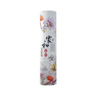 Elastic Cloth Cabinet Type Air Conditioner Dust Cover, Size:180 x 40cm(Begonia Flower)