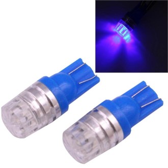 2 PCS T10 1.5W 60LM 1 LED Blue COB LED Brake Light for Vehicles, DC12V(Blue)