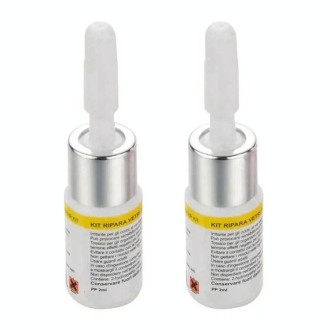 2 in 1 3ml Paintless Dent Removal Car Window Windshield Repair Fluid with Tool (White)