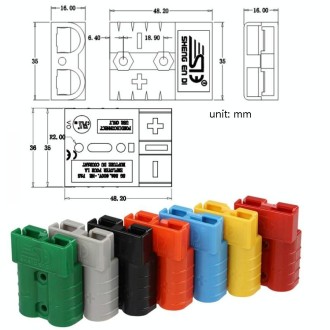 SHENG EN DI Connector Lithium Battery Charge And Discharge Electric Plug(SG 50A 600V Gray)