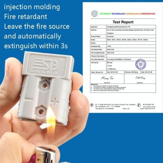 SHENG EN DI Connector Lithium Battery Charge And Discharge Electric Plug(SG 50A 600V Gray)