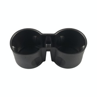 A8600-02 For Tester Model 3 / Y Car Center Console Storage Silicone Water Cup Holder(Black)