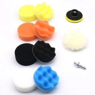 5 Inch 11 In 1 3-7 Inch Car Polishing and Waxing Sponge Plate Sponge Pad Set