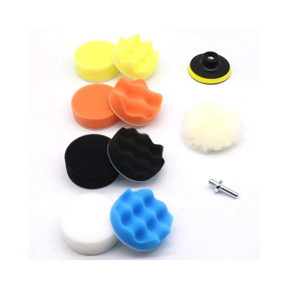 5 Inch 11 In 1 3-7 Inch Car Polishing and Waxing Sponge Plate Sponge Pad Set