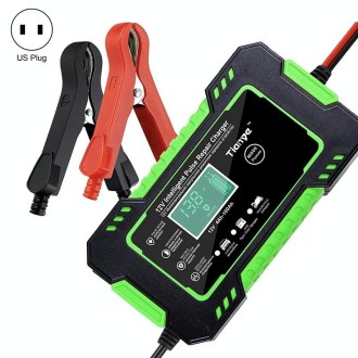 Motorcycle / Car Battery Smart Charger with LCD Screen, Plug Type:US Plug