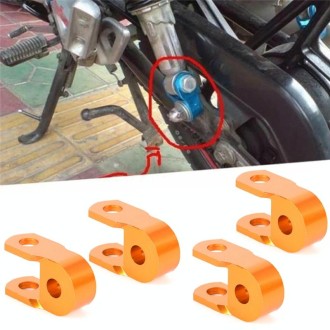 2 Pairs Shock Absorber Extender Height Extension for Motorcycle, Size: Small(Yellow)