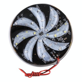 40 LEDs SMD 2835 Motorcycle Modified Windmill Colorful Light Fire Wheel Light Styling Flash Atmosphere Lamp, Diameter: 10cm, DC 