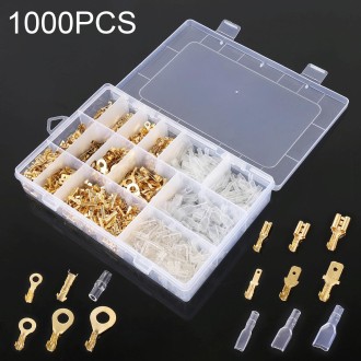 1000 in 1 Cable Spade Plug Connector DIY Terminal Connectors