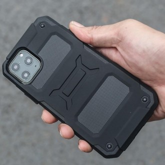 For iPhone 11 Pro Max FATBEAR Armor Shockproof Cooling Case (Black)