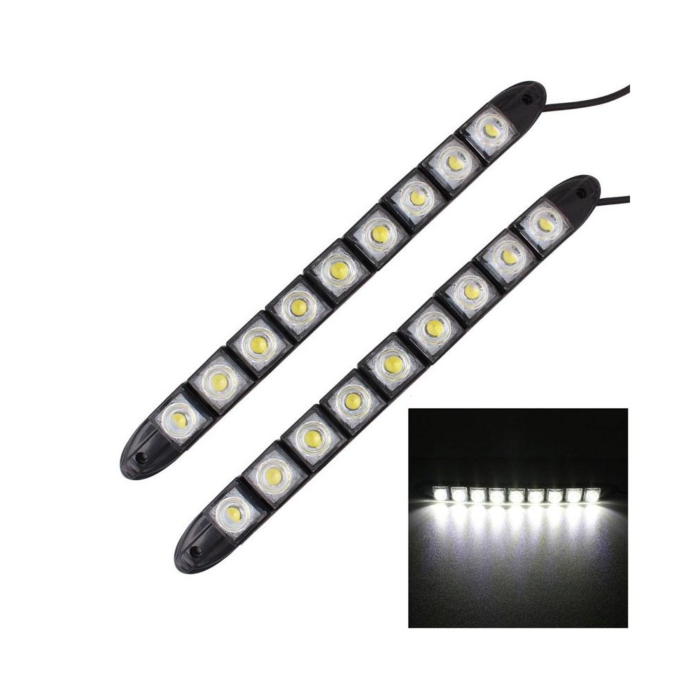 2 PCS  4.5W 9 LED SMD 5050 Flexible Snake LED Car Daytime Running Lights, DC 12V