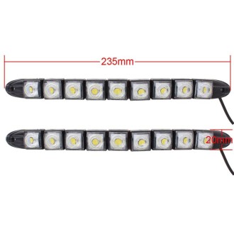 2 PCS  4.5W 9 LED SMD 5050 Flexible Snake LED Car Daytime Running Lights, DC 12V