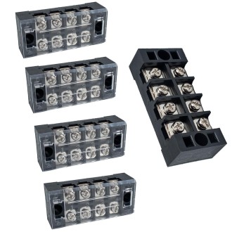 A4006 5 in 1 TB-2504 25A Double Row 4-position Fixed Power Screw Terminal