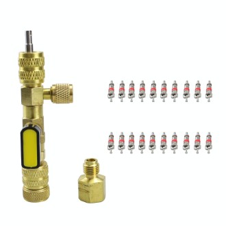 CP-4091 T6 Spool Remover Installation Tool with Dual Size SAE 1/4 and 5/16 Ports(Gold)