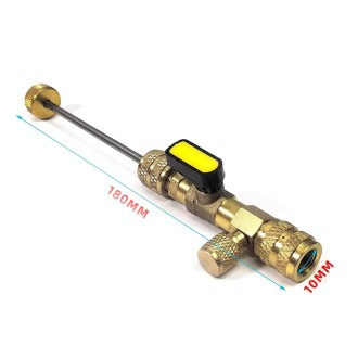 CP-4091 T6 Spool Remover Installation Tool with Dual Size SAE 1/4 and 5/16 Ports(Gold)