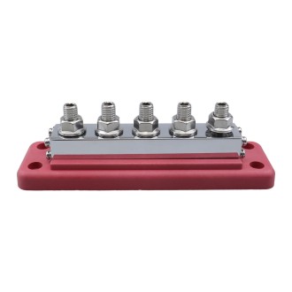 CP-4330-02 600A M10 Power Distribution Block Terminal Studs(Red)