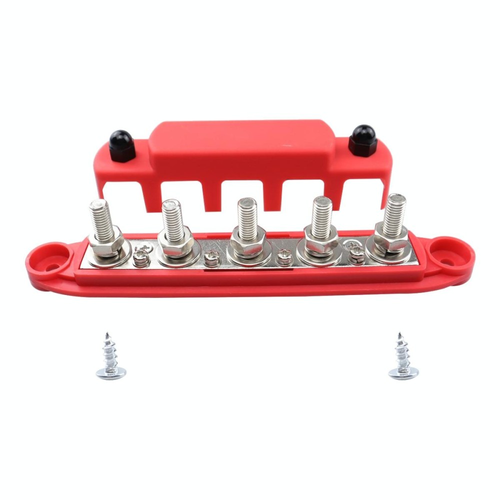 CP-4134-02 300A M10 Power Distribution Block Terminal Studs(Red)