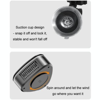 Winter Car Triangle Heater Defrost Electric Heater, Style: 24V Suction Cup