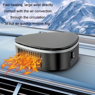 Winter Car Triangle Heater Defrost Electric Heater, Style: 24V Suction Cup