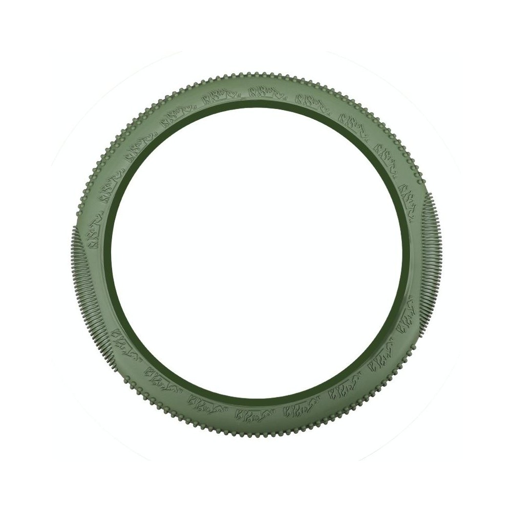 Non-slip Wear-resistant Fire Pattern Silicone Car Steering Wheel Cover, Size: 36-42cm(Army Green)