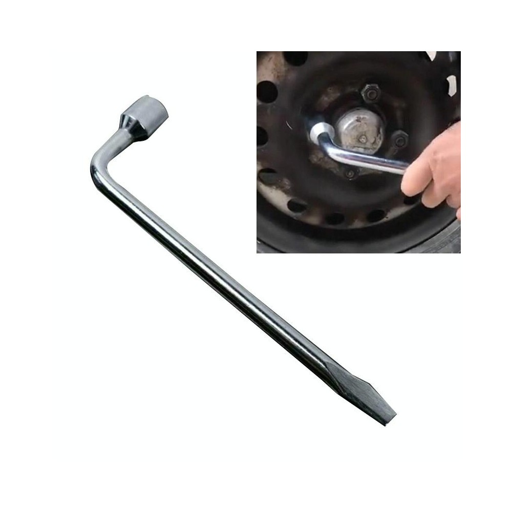 L-Type Car Tire Removal Tool Tire Wrench Socket Wrench, Specification: 22mm