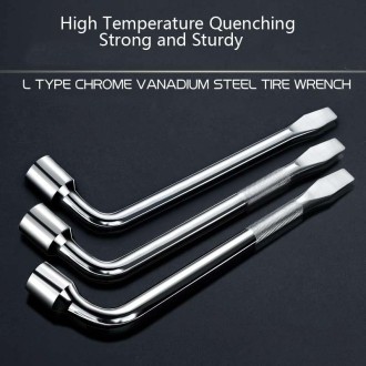 L-Type Car Tire Removal Tool Tire Wrench Socket Wrench, Specification: 22mm