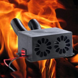 Engineering Vehicle Electric Heater Demister Defroster, Specification:DC 12V 2-hole