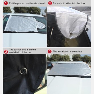 BY-689 Car Sunshine Frost Snow Protect Front Windshield Cover, Size: 200x70cm