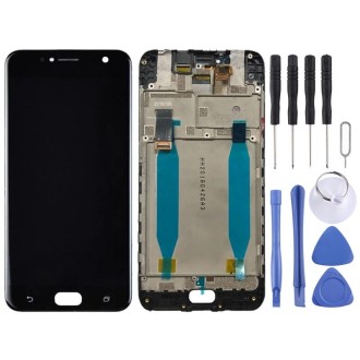 OEM LCD Screen for Asus Zenfone 4 Selfie ZD553KL X00LD Digitizer Full Assembly with Frame（Black)