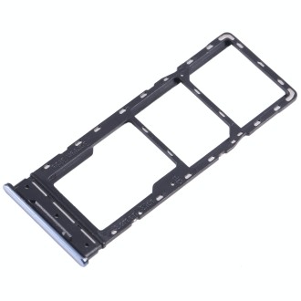 For Infinix Note 10 Pro/Note 10 Pro NFC X695 SIM Card Tray + SIM Card Tray + Micro SD Card Tray (Black)