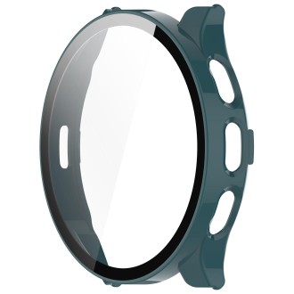 For Garmin Venu 3 PC + Tempered Film Integrated Watch Protective Case(Green)