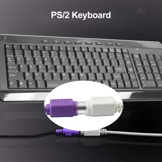 6 Pin PS/2 Keyboard / Mouse Extender Cable (PS/2 male to PS/2 female), Length: 3m