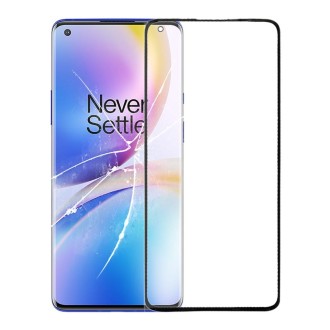 For OnePlus 8 Pro Front Screen Outer Glass Lens (Black)