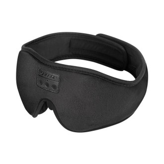 EM4 Bluetooth 5.2 Eye Mask Wireless Headphone Eye Protection for Sleep Office Lunch Break(Black)