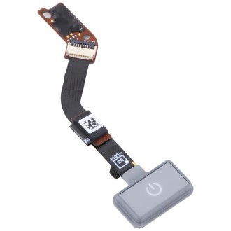 Power / Fingerprint Touch-ID Button Flex Cable for Microsoft Surface Laptop Go 1934(Silver)