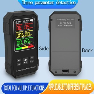 Electromagnetic Radiation Detector High Frequency Radiation Detector(White)