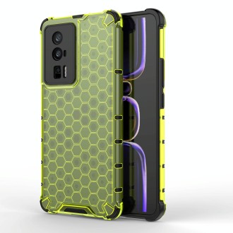 For Xiaomi Redmi K60 / K60 Pro Shockproof Honeycomb Phone Case(Green)