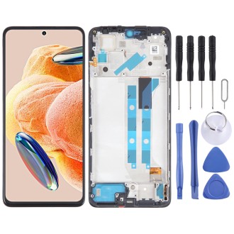 AMOLED Material Original LCD Screen For Xiaomi Redmi Note 12 Pro 4G Digitizer Full Assembly with Frame