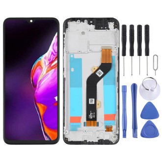 OEM LCD Screen For infinix Hot 10T X689C Digitizer Full Assembly with Frame