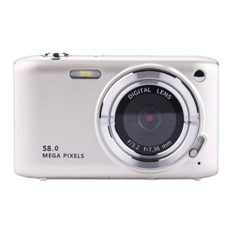 2.88 Inch IPS Screen HD Digital Camera 16X Zoom Portable CCD Camera(Champagne Gold)