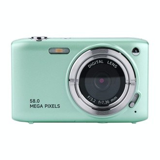 2.88 Inch IPS Screen HD Digital Camera 16X Zoom Portable CCD Camera(Green)